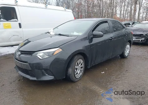 2016 Toyota Corolla Le from USA, damaged, VIN 2T1BURHE7GC546568